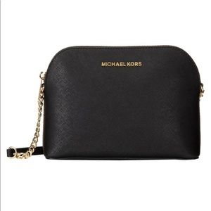 Michael Kors Mercer Dome Black Cross Body Purse